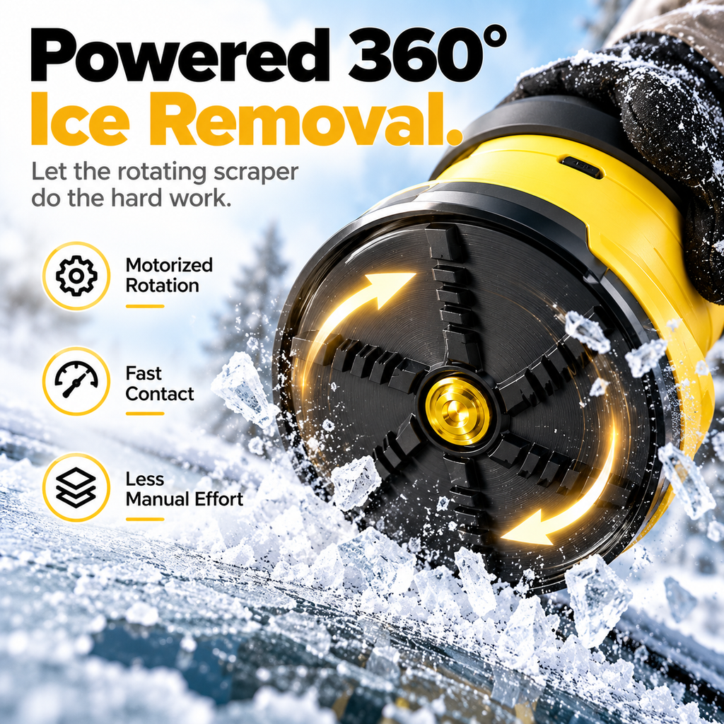 Ormino™ Cordless Electric Windshield Ice Scraper