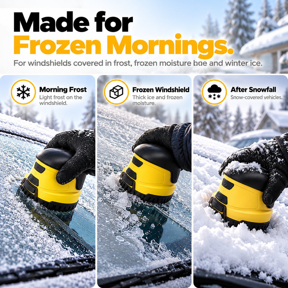 Ormino™ Cordless Electric Windshield Ice Scraper